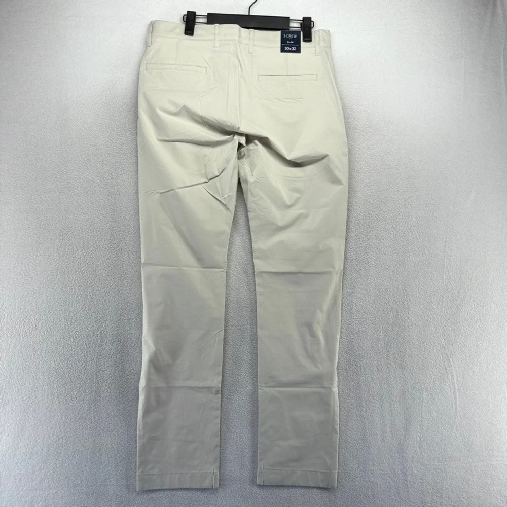 J Crew Pants Men's 30x32 Gray Tech Lightweight performance Golf Wicking NEw
